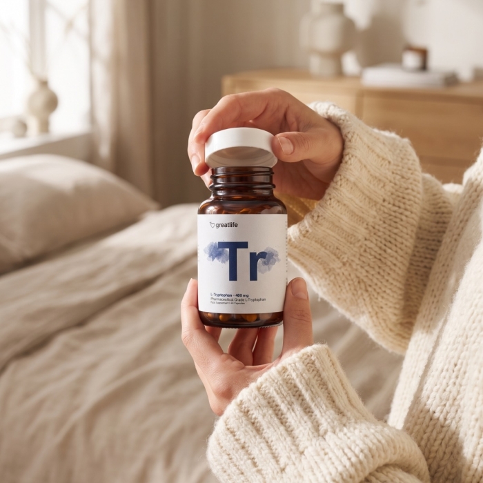 L-Tryptophan – 400 mg (Tryptofan)