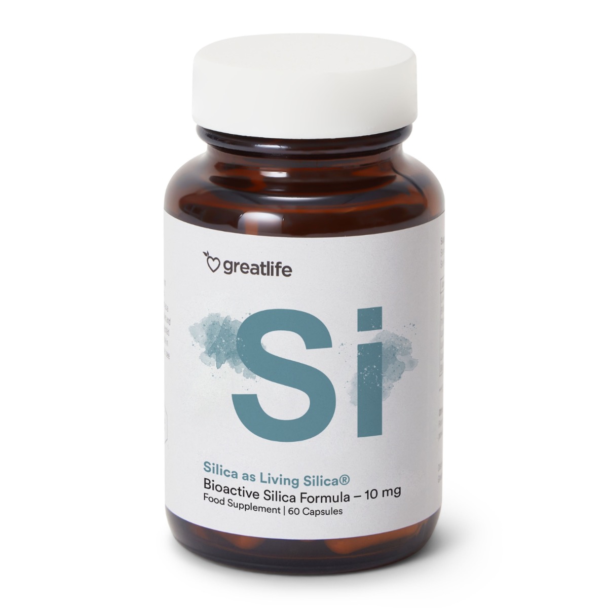 Greatlife Living Silica™ – Kisel til kollagen 60 kapsler