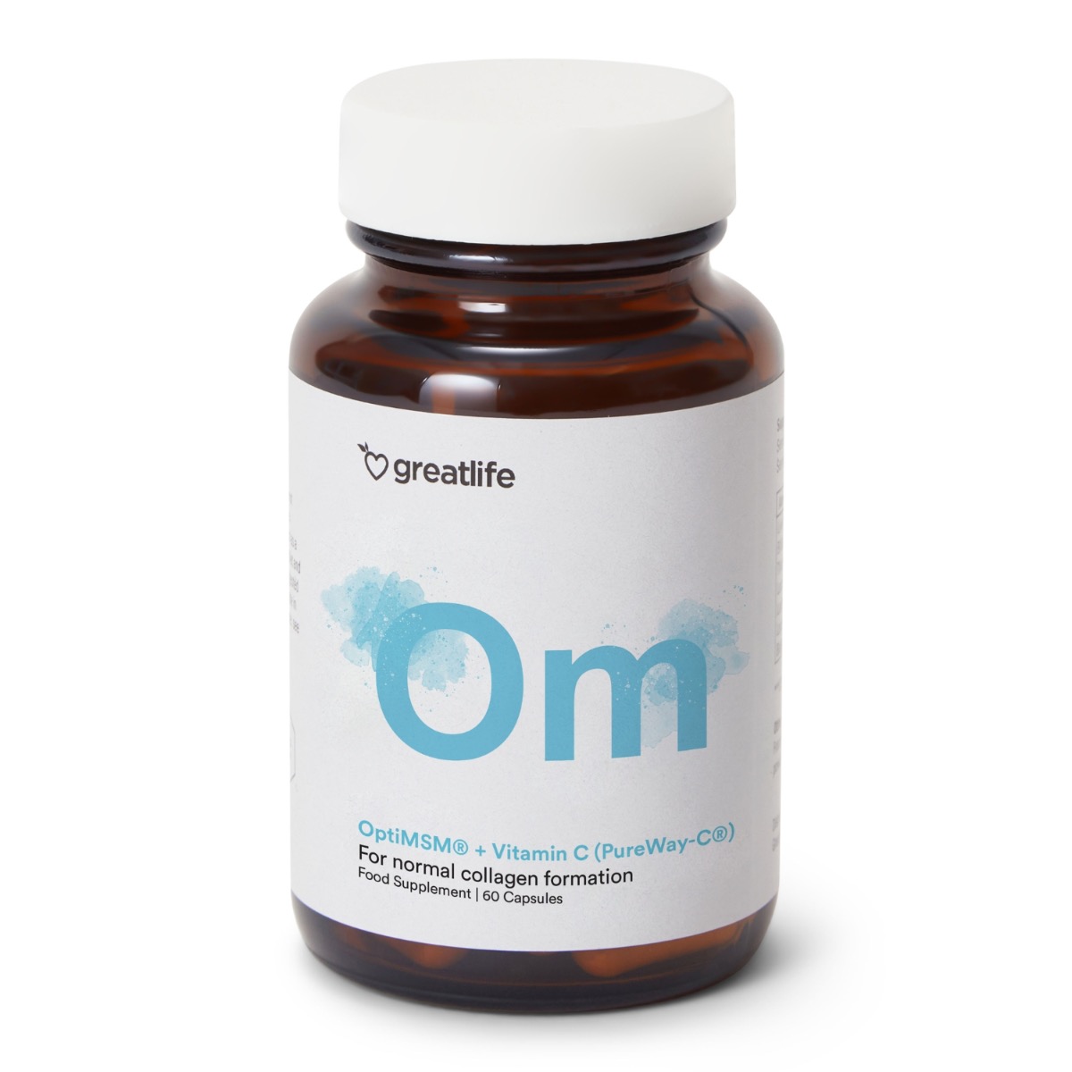 Greatlife OptiMSM® + Vitamin C (PureWay-C®) 60 kapsler