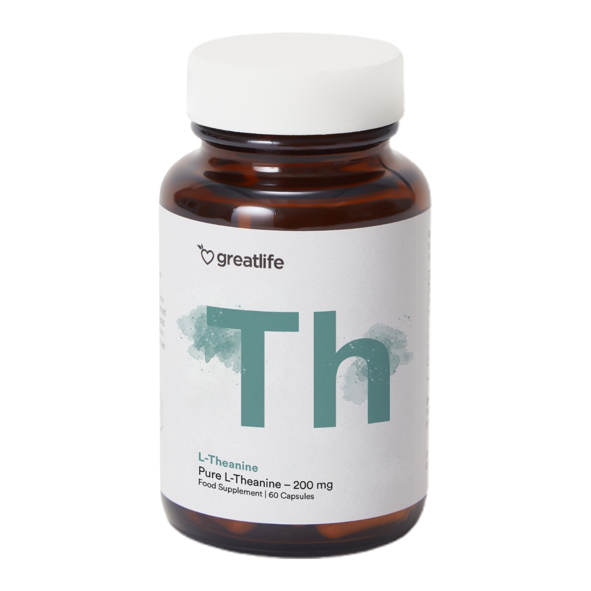 Greatlife L-Theanine 200 mg (Suntheanine®) 60 kapsler
