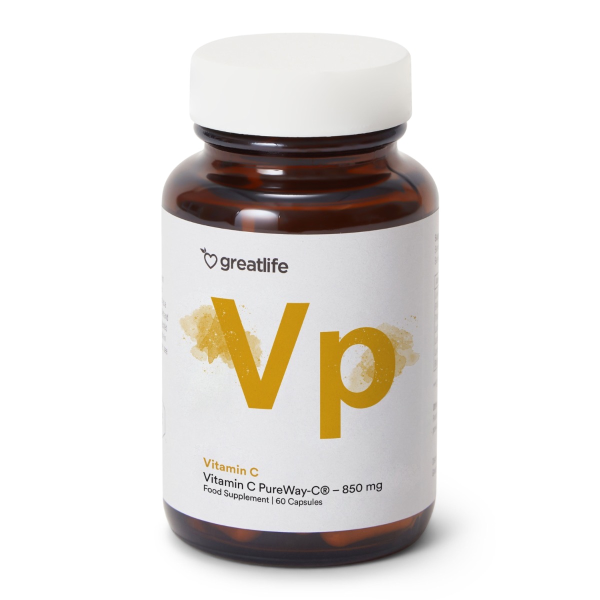 Greatlife Vitamin C PureWay-C® – 850 mg 60 kapsler